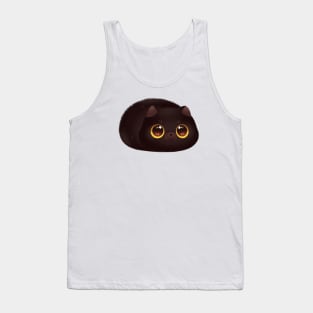 Laying Black Cat Tank Top